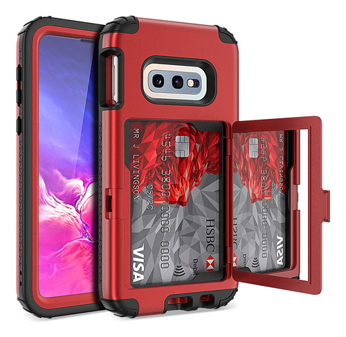 Welovecase Funda Tipo Cartera Para Samsung Galaxy S10e Con 3