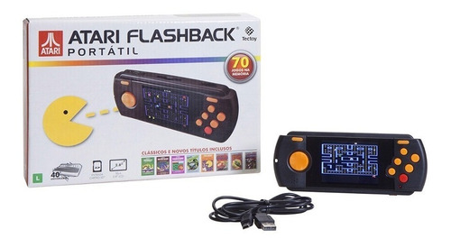 Console Atari Flashback Portátil 70 Jogos Tectoy Exclusivo