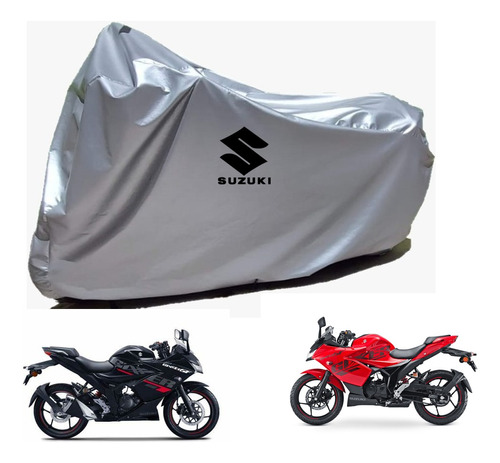 Funda Afelpada 100%impermeable Moto Suzuki Gixxer 150/250