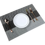 Manteles De Mesa Antideslizantes De Pvc, Lavables, 45 X 30 C