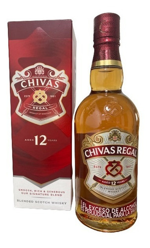 Whisky Chivas Regal 12 Años 700 - mL a $186
