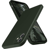 Carcasa Full Silicona Cubre Cámaras Para iPhone 11  (2 Cámaras) - Color Verde