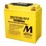 Bateria Para Honda Cbx 750 7 Galo Motobatt Mbtx16u 19ah
