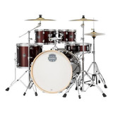 Bateria Mapex Storm 5 Cuerpos Dark Red Fierros/banqueta