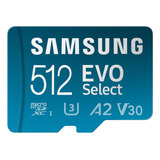 Samsung Evo Select Micro Sd-memory-card + Adapter, 512gb