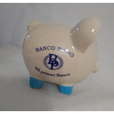 Alcancía Banco Piano ,con Tapon , Antigua ,coleccionable.
