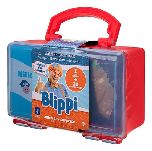 Valijita Blippi Deluxe Lunch Box Con 3 Accesorios