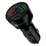 Carregador Veicular Quick Charger 3.0 + Pd 55w 