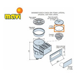 O´ring Tapa Succion Mavi Para Skimmer