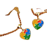 Conjunto Colar + Pulseiras Autismo Atacado Kit C/ 6 Conj.