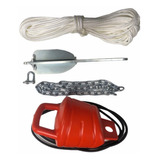 Kit De Fondeo Para Kayak Con Ancla Tipo Danforth 1.5kg