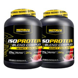 Suplemento Em Pó Pretorian  Blend Complex Iso Protein Blend Complex Whey Protein Iso Protein Blend Complex Sabor  Morango Em Pote De 4l  Pacote X 2 U