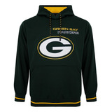 Sudadera Nfl Para Caballero Green Bay Packers Oficial 100%