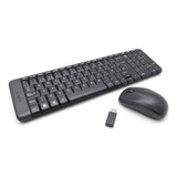 Kit Teclado + Mouse Inalambrico Logitech Mk220 Usb Español