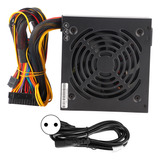 Fonte De Alimentação De Consumo Silencioso Pc 500w Desktop C