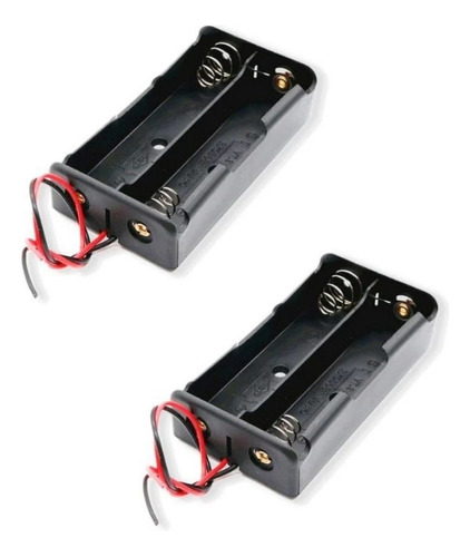 Soporte Dual Para Baterías De Litio 18650 Pack 2 Uds.