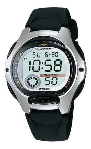 Relógio Casio Standard Feminino Digital Preto Lw-200-1avdf