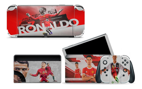 Skin Para Nintendo Switch Oled Modelo (40028nso) Cr7