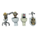 4 Figuras Juguetes Inodoro Taza Wc Skibidi Toilet