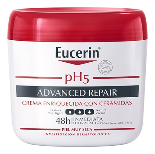 Crema Corporal Eucerin Ph5 Advanced Repair 450 Ml