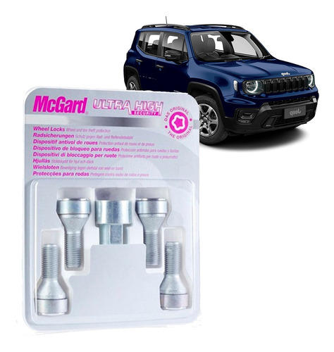 Kit Bulones Seguridad Jeep Renegade 2019 2020 2021 Mcgard