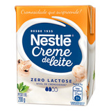 Creme De Leite Uht Leve Homogeneizado Zero Lactose Nestlé Caixa 200g