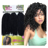 Cabelo Cacheado Curto Afro Moderno Para Crochet Braids