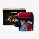 Caneca Cubo Street Fighter Ryu Ken Combate Game Nintendo