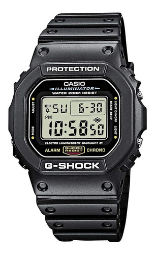  Reloj Casio G Shock Dw 5600 Clasico Cristal Mineral Alarma