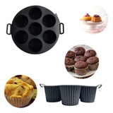 Forma De Silicone Para Mini Bolo Cupcake Airfryer Microondas