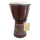 Tambor De Djembe Africano De Congo Bongo Tambor De Madera - 