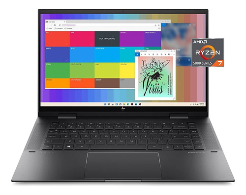 Hp Envy X360 Fhd Ryzen 7 5825u 512gb Ssd 8gb Windows 11