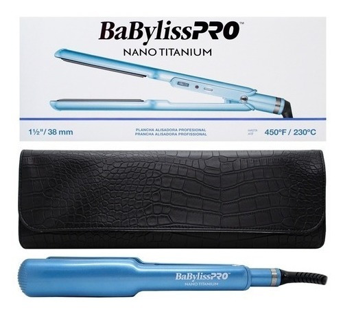 Plancha De Pelo Ultra Flat Nano Cestuche Babyliss Pro 9559