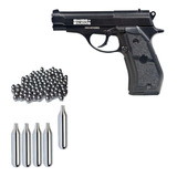 Pistola Swiss Arm Full Metal P94 Negra+5co2+500 Balines