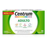 Centrum De A A Zinco C/30  Energia -imunidade- Antioxidante