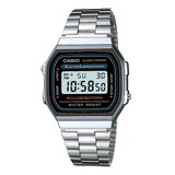 Casio A 158 Cuerpo Plateado