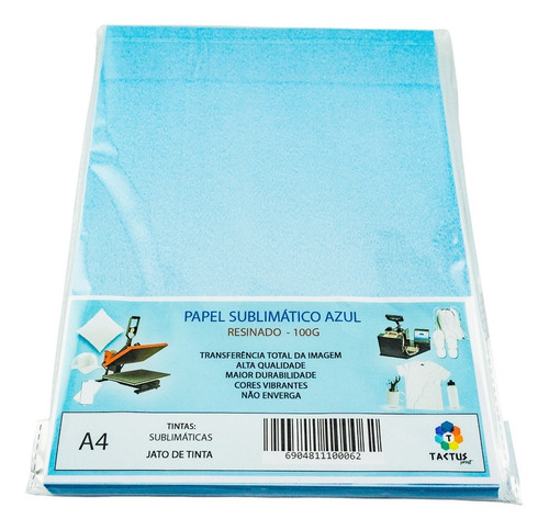 Papel Transfer Sublimático Resinado - 100g - 700 Folhas A4