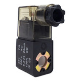 Bobina Solenoide 220v Orificio 9mm Led Valvula Pneumatica