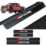 Sticker Protección De Estribos Ford Raptor Fibra De Carbono