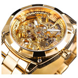 Reloj Skeleton Transparente Para Hombre Mecánico Automático