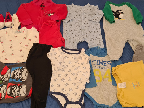 Lote Ropa Bebe Talle 3 Meses.bodys.enteritos.urb.carters.zup