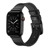 Malla Cuero Premium Apple Watch 44 42 40 38 Mm