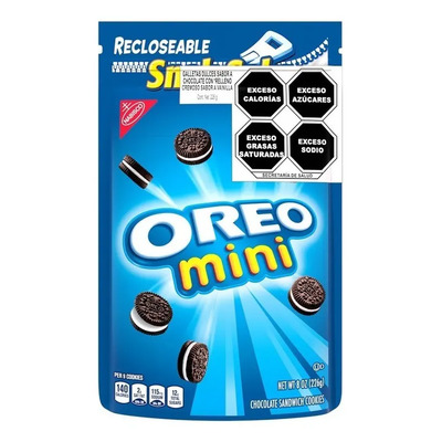 Galletas Oreo Minis, Bolsa 226g | MercadoLibre