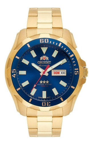 Relógio Orient Automático Masculino 469gp078f D1kx Dourado