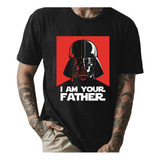 Camiseta Star Wars Darth Vader Camisa Estampada Premium Geek