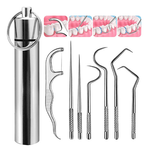 Kit De Limpieza Dental Llavero