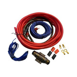 Kit De Cables Para Potencias Xline 4 Gauges + Fusible