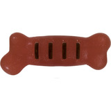 Starmark Treat Ringer Flexgrip Hueso Grande, Rojo