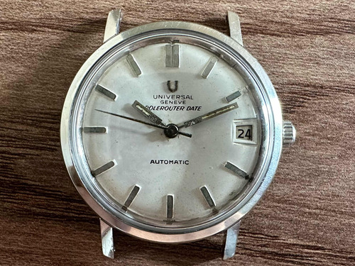 Universal Geneve Polerouter Date Automático Antigo