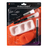 Kit Skin Care Facial Pincel Esponja Macrilan Kp10-4